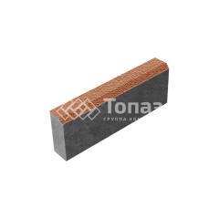 Камень бортовой БР 50.20.8, оранжевый на камне