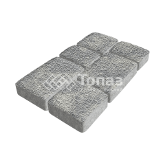 Тротуарная плитка Брук, аква с гранитной крошкой, 4 см