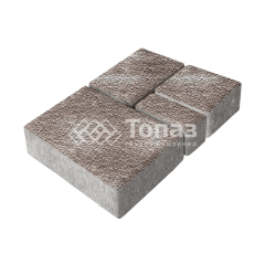 Тротуарная плитка Мюнхен, авантюр с мраморной крошкой, 4 см