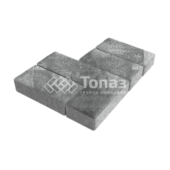 Тротуарная плитка 200х100х40, антрацит