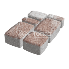 Тротуарная плитка Классико, хаски, 4 см