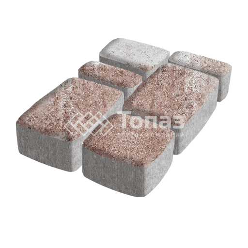 Тротуарная плитка Классико, хаски, 4 см