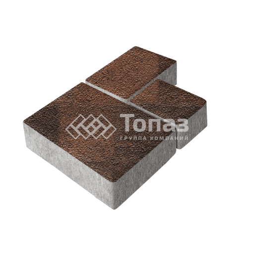 Тротуарная плитка Бергамо, сорренто на камне, 6 см