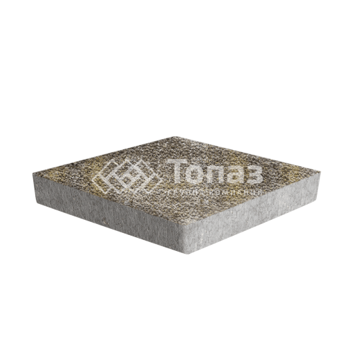 Тротуарная плитка Ромб, степь с гранитной крошкой, 6 см