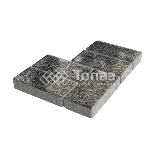 Тротуарная плитка Брусчатка, стоун с гранитной крошкой, 4 см