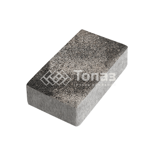 Тротуарная плитка Брусчатка, агат коричневый на камне, 8 см