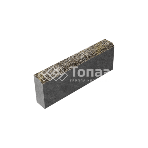 Камень бортовой БР 50.20.8, степь с мраморной крошкой