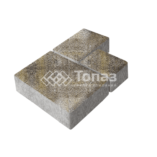 Тротуарная плитка Бергамо, степь на камне, 6 см