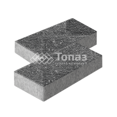 Тротуарная плитка 600х300х60, аляска черная с гранитной крошкой