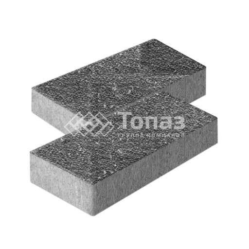 Тротуарная плитка 600х300х60, аляска черная с гранитной крошкой