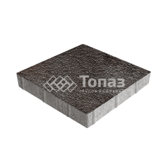 Тротуарная плитка Квадрат 300х300х60, мокко с мраморной крошкой