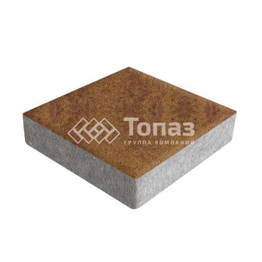 Тротуарная плитка Квадрат 200х200х60, листопад