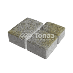 Тротуарная плитка Старый город, меланж с мраморной крошкой, 6 см