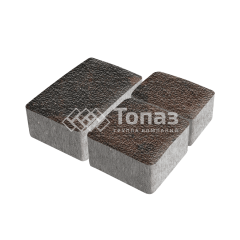 Тротуарная плитка Старый город, конго с гранитной крошкой, 4 см