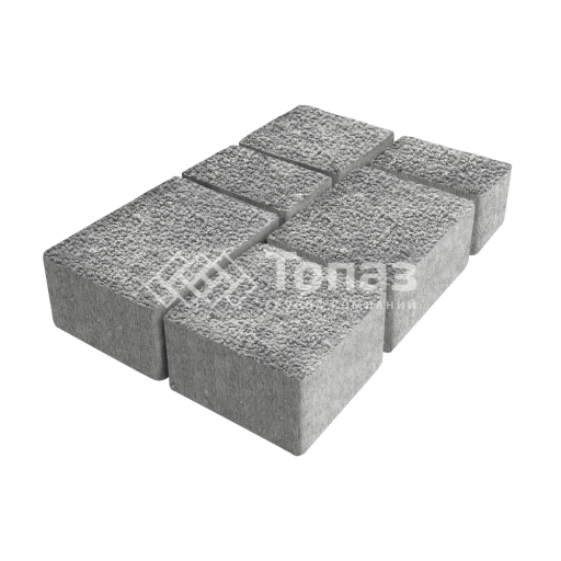 Тротуарная плитка Лэндхаус, аква с гранитной крошкой, 4 см