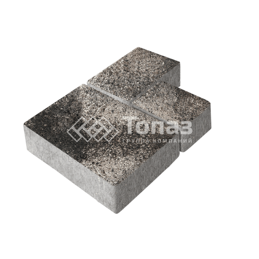 Тротуарная плитка Бергамо, агат коричневый, 6 см