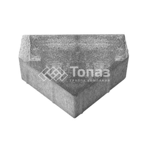 Тротуарная плитка Тиара, антрацит, 6 см