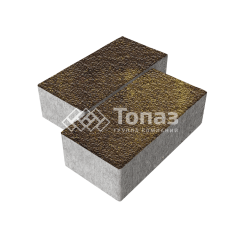 Тротуарная плитка 240х120х70, осень с гранитной крошкой