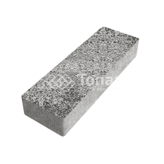 Тротуарная плитка 300х100х60, аляска белая с мраморной крошкой