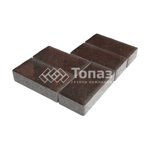 Тротуарная плитка 200х100х100, клинкер