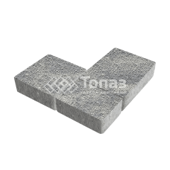 Тротуарная плитка Новый город, аква с гранитной крошкой, 4 см