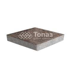 Тротуарная плитка Ромб, яшма с гранитной крошкой, 6 см