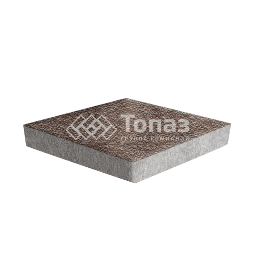 Тротуарная плитка Ромб, яшма с гранитной крошкой, 6 см