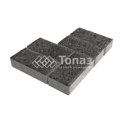 Тротуарная плитка 200х100х60, джафар черный