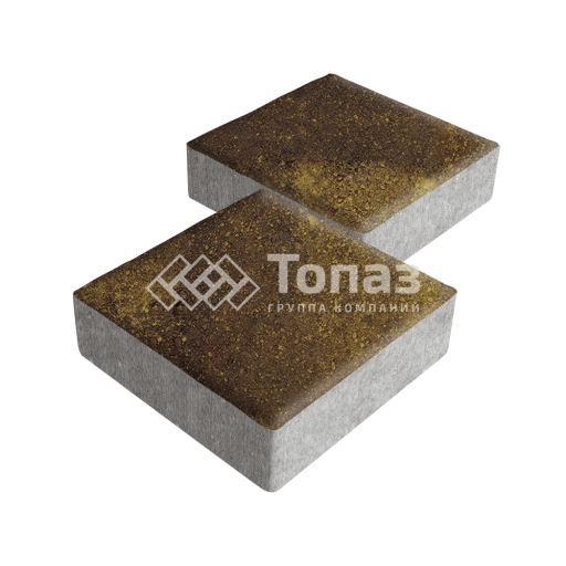 Тротуарная плитка Квадрат 200х200х60, осень