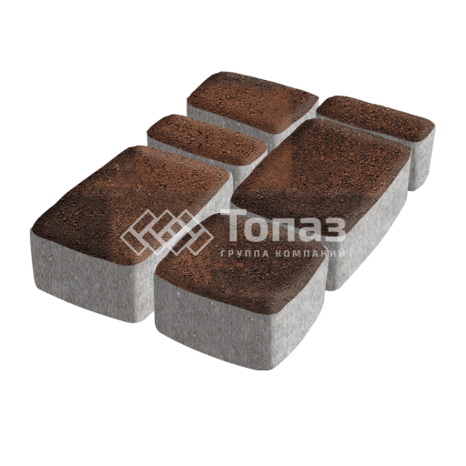 Тротуарная плитка Классико, сорренто, 6 см