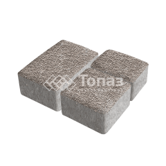 Тротуарная плитка Старый город, сахара с мраморной крошкой, 6 см