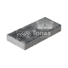 Тротуарная плитка 500х250х60, черно-белая на камне