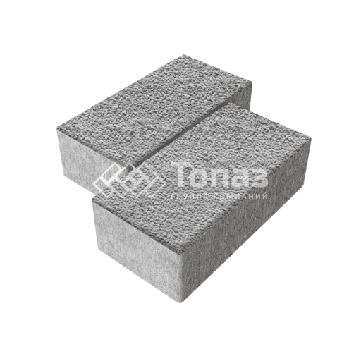 Тротуарная плитка 240х120х70, серо-белая с гранитной крошкой