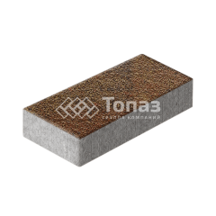 Тротуарная плитка 600х300х60, джафар оранжевый с гранитной крошкой