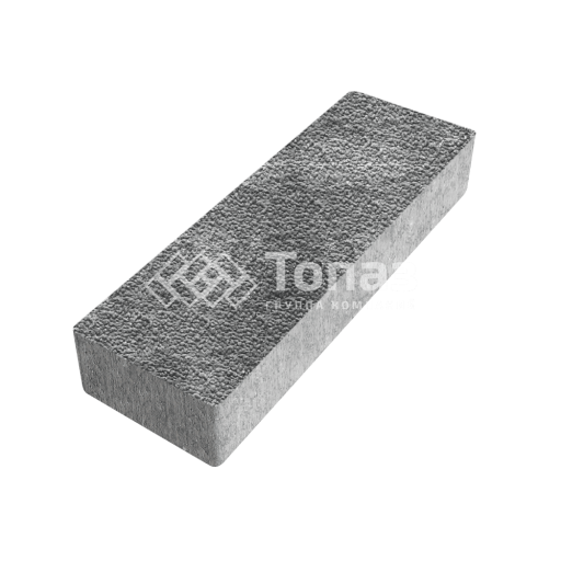 Тротуарная плитка 300х100х60, антрацит с мраморной крошкой