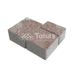 Тротуарная плитка Лэндхаус, хаски с мраморной крошкой, 4 см