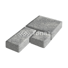 Тротуарная плитка Рубико, аква с гранитной крошкой, 4 см