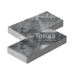 Тротуарная плитка 500х250х60, черно-белая с гранитной крошкой