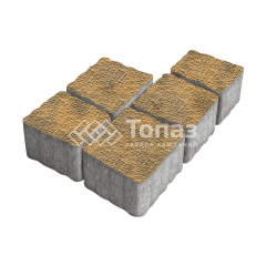 Тротуарная плитка Антик, гончар с гранитной крошкой, 4 см