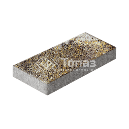 Тротуарная плитка 500х250х60, агат желтый