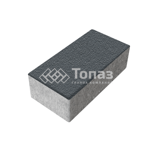 Тротуарная плитка 240х120х70, черная на камне