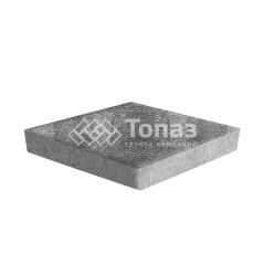 Тротуарная плитка Ромб, антрацит на камне, 6 см