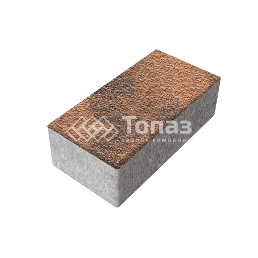 Тротуарная плитка 240х120х70, сомон с гранитной крошкой