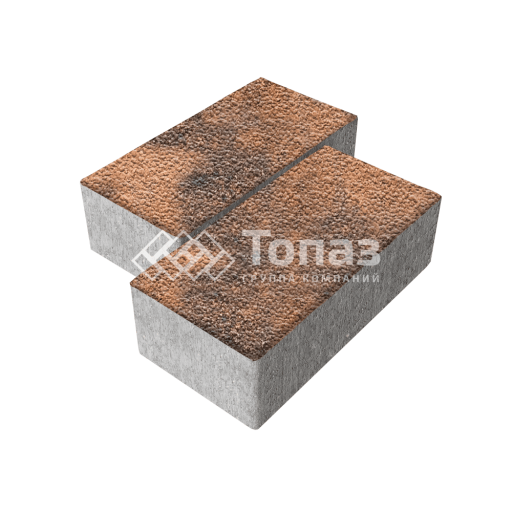 Тротуарная плитка 240х120х70, сомон с гранитной крошкой