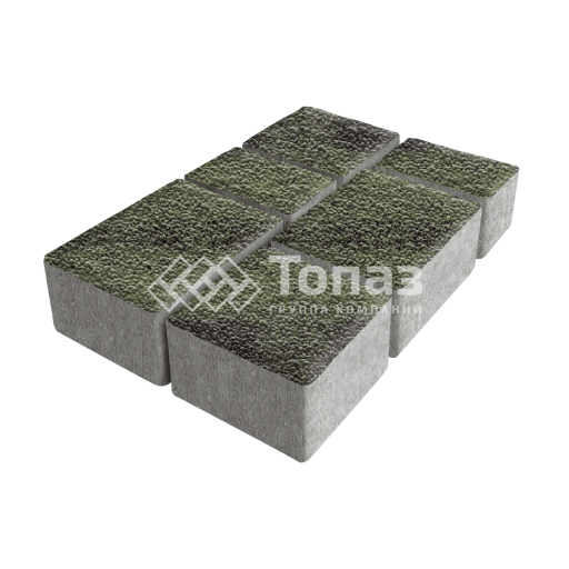 Тротуарная плитка Лэндхаус, янтарь с мраморной крошкой, 4 см