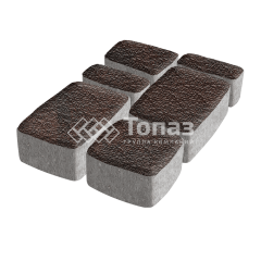 Тротуарная плитка Классико, клинкер с мраморной крошкой, 6 см