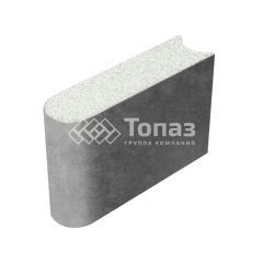 Камень бортовой БРШ 50.20.8, белый