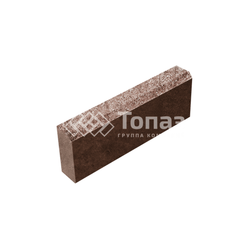 Камень бортовой БР 50.20.8, хаски, коричневое основание