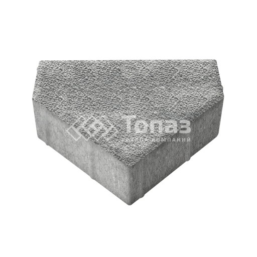 Тротуарная плитка Тиара, аква с гранитной крошкой, 6 см