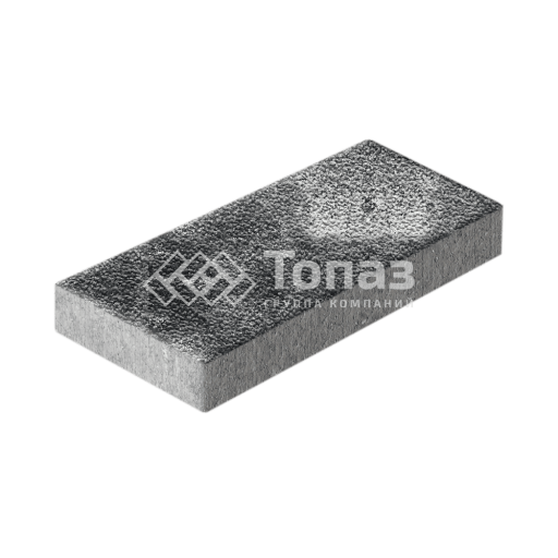 Тротуарная плитка 500х250х60, черно-белая с мраморной крошкой